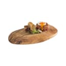 Libbey APS00906 Oval Serving Board - 13 3/4" x 8", Olive Wood thumbnail 2