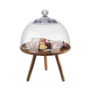 Libbey APS15622 12" Round Buffet Stand - 7 7/8"H, Acacia Wood thumbnail 2