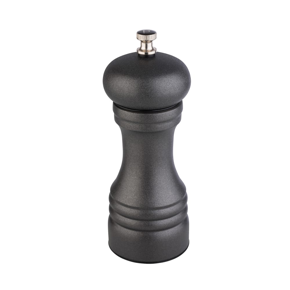 Libbey APS40555 6 1/8"H Pepper Mill - Stainless Steel, Black