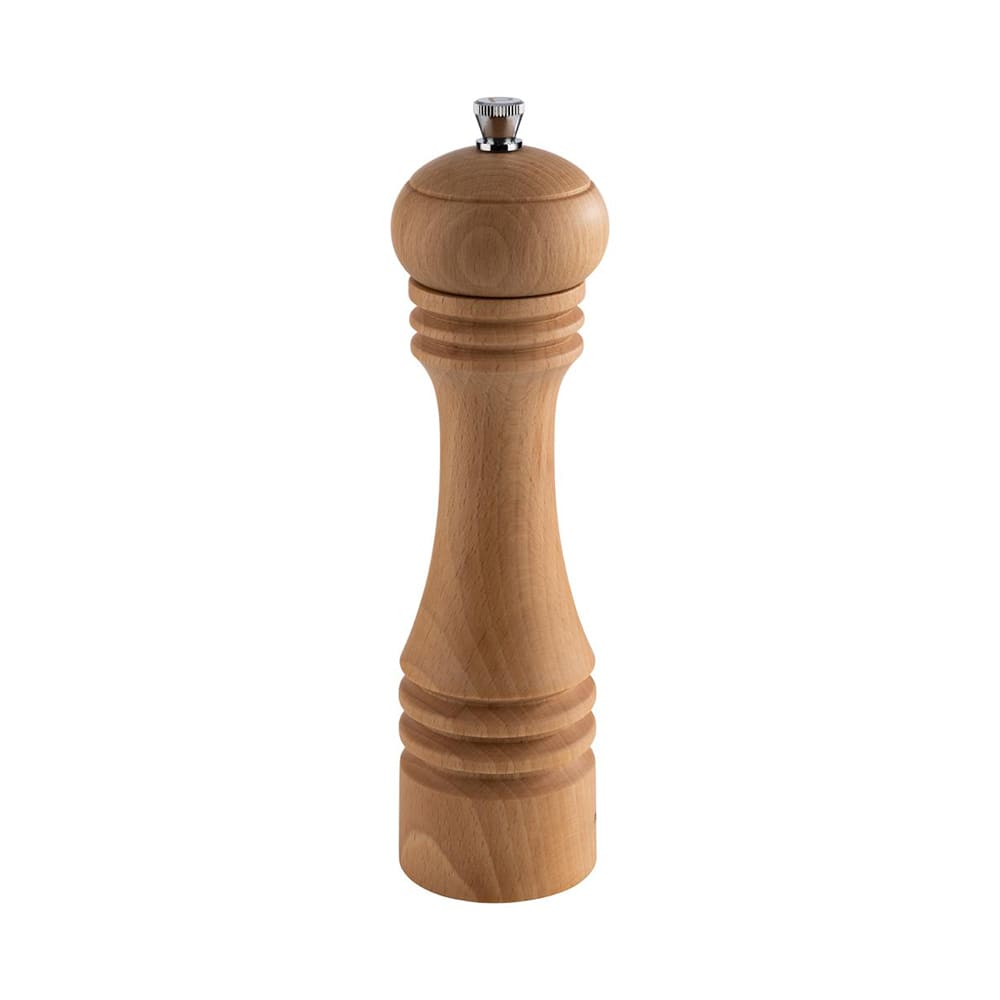 Libbey APS40572 9"H Pepper Mill - German Beachwood, Light Brown