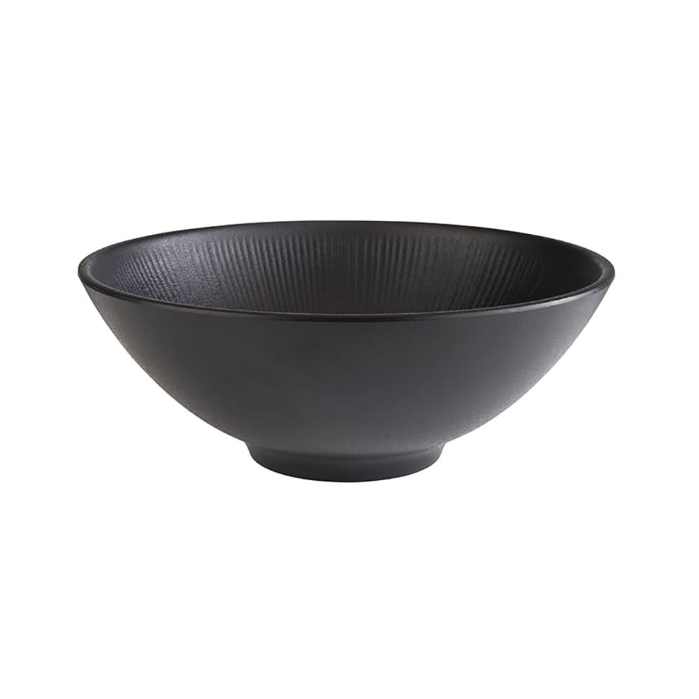 Libbey APS85061 57 oz Round Melamine Bowl, Black