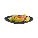 Libbey APS85063 8 1/4" Round Melamine Dinner Plate, Black thumbnail 2