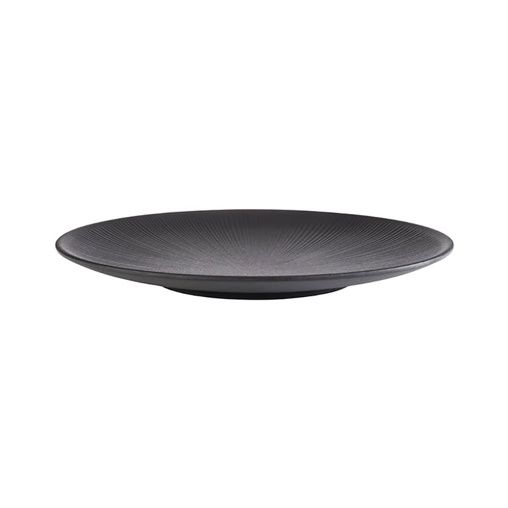Libbey APS85065 13" Round Melamine Dinner Plate, Black