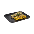 Libbey APS85068 Rectangular Serving Tray - 12 3/4" x 10 1/2", Melamine, Black thumbnail 2