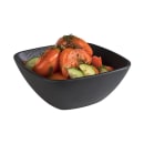 Libbey APS85071 50 7/10 oz Square Melamine Bowl, Black thumbnail 2