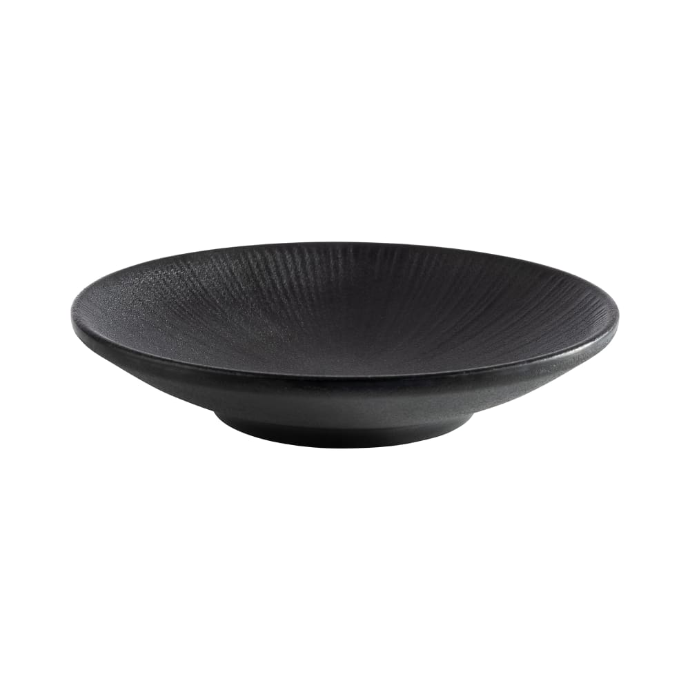 Libbey APS85073 6" Round Melamine Dinner Plate, Black