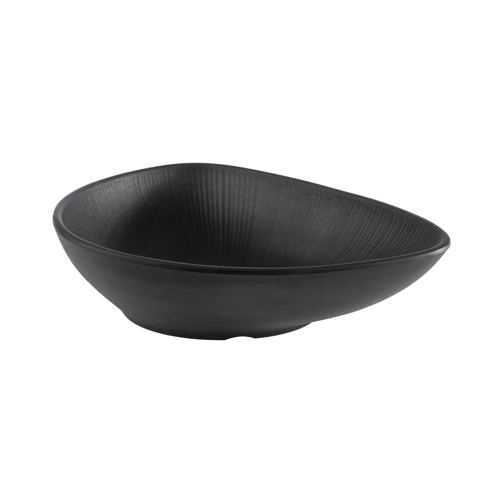 Libbey APS85076 20 1/5 oz Oblong Melamine Bowl, Black