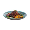Libbey APS85204 10" Round Melamine Dinner Plate, Brown/Blue thumbnail 2
