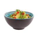 Libbey APS85205 16 oz Round Melamine Bowl, Brown/Blue thumbnail 2