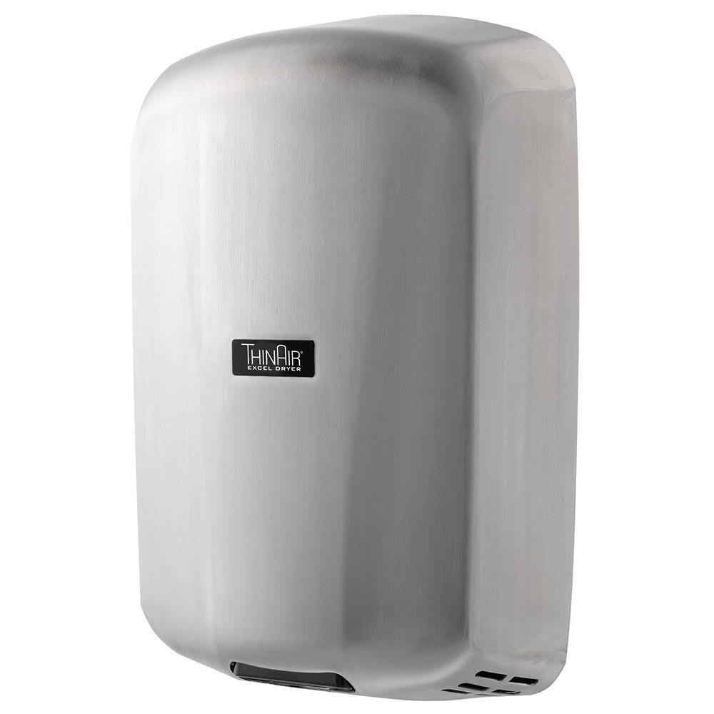 Excel Dryer TA-SB Automatic Hand Dryer w/ 14 Second Dry Time - Stainless, 110 120v