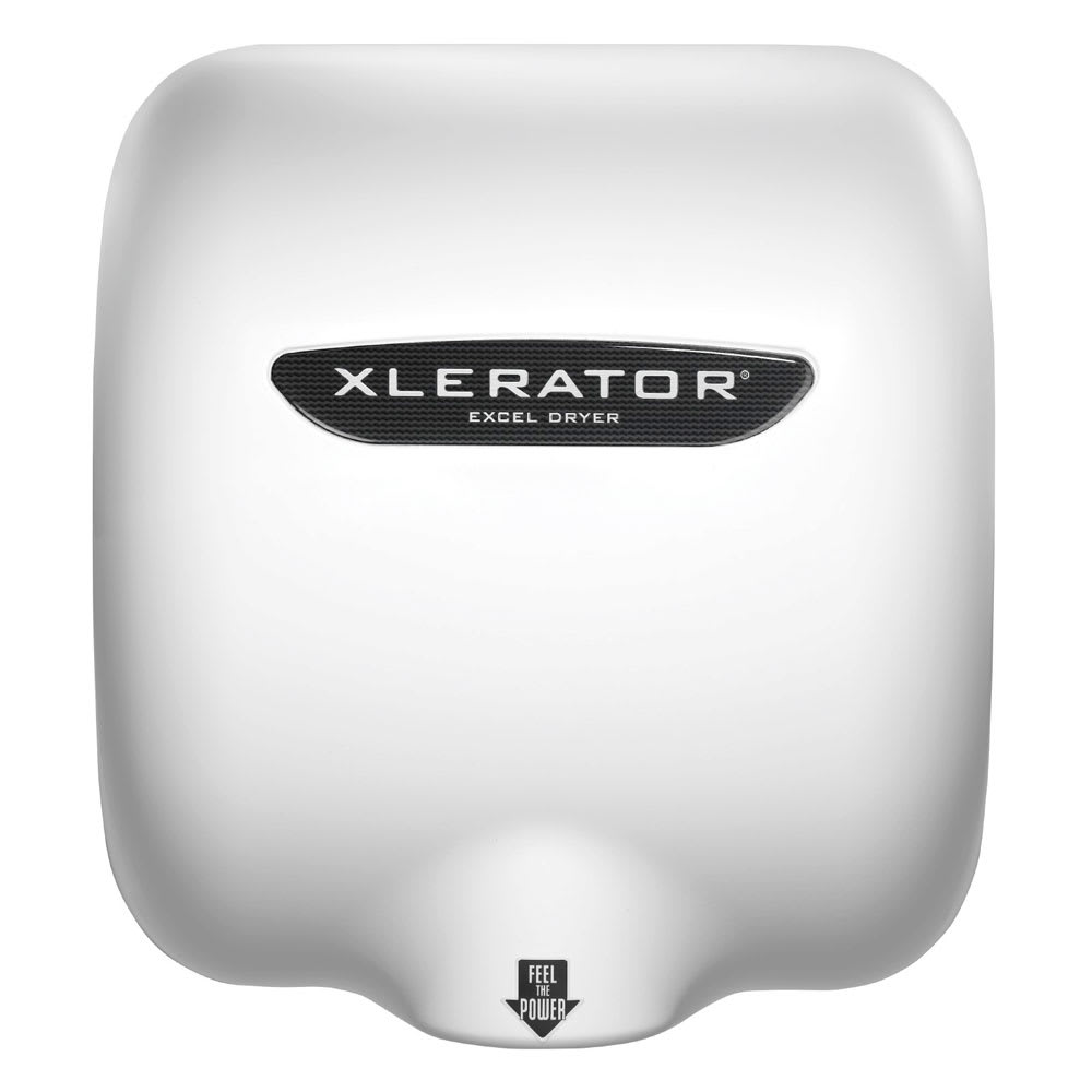 Excel Dryer XL-BW Automatic Hand Dryer w/ 8 Second Dry Time - White, 110 120v