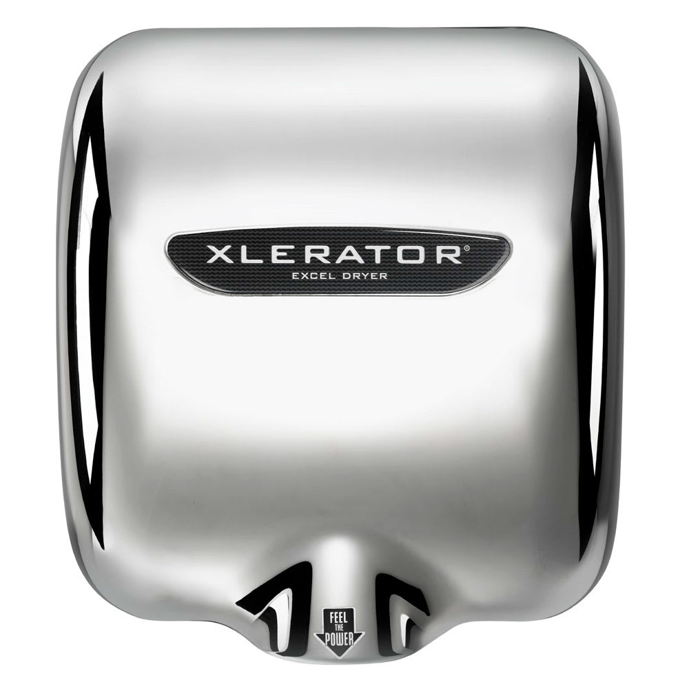 Excel Dryer XL-C Automatic Hand Dryer w/ 8 Second Dry Time - Chrome, 110 120v
