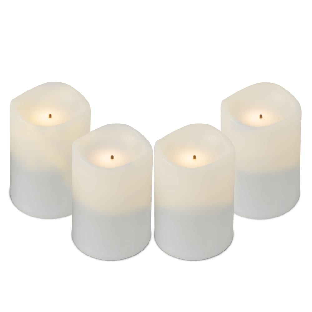 Sterno Rechargeable LED Flameless Votive Candle, Warm White Flame (60326)
