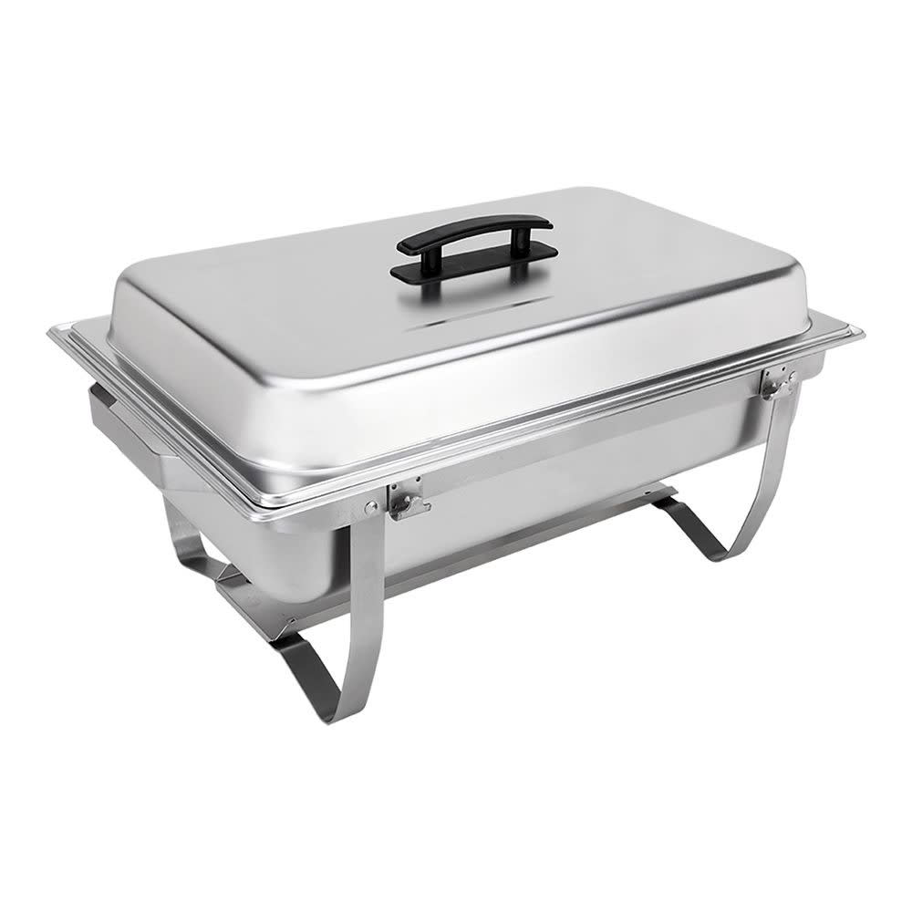 Sterno 8 qt Chafer w/ Lift Off Lid & Chafing Fuel Heat (70153)