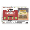 Sterno Buffet Kit w/ (2) Half Size Food Pans & Chafing Fuel Heat, Aluminum (70370) thumbnail 2