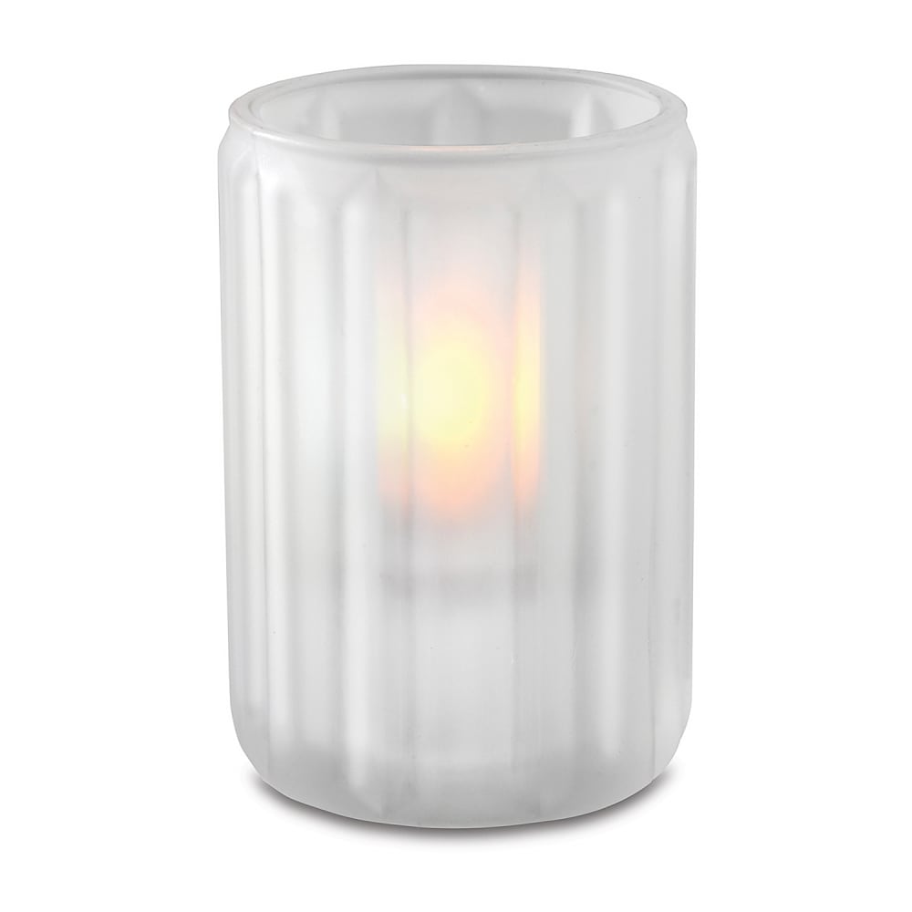 Sterno Paragon Mini Candle Lamp - 2 5/8"D x 4"H, Glass, Frost (80182)