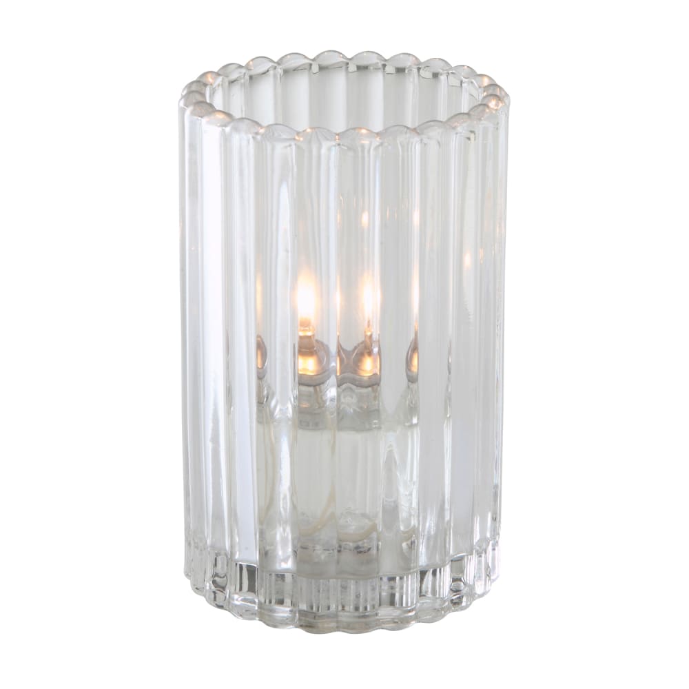 Sterno Paragon Candle Lamp - 3 1/8"D x 5"H, Glass, Clear (80214)