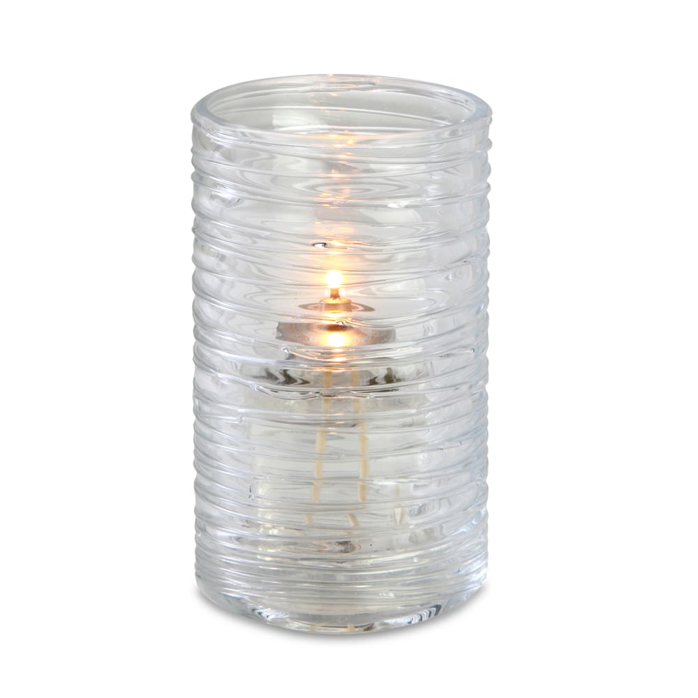 Sterno Katama Candle Lamp - 3"D x 5"H, Glass, Clear (80254)