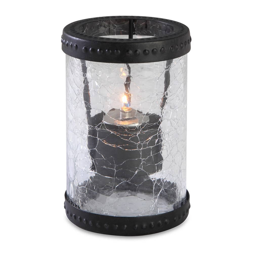 Sterno Vogue Candle Lamp - 3 1/8"D x 5"H, Glass, Clear/Bronze (80300)