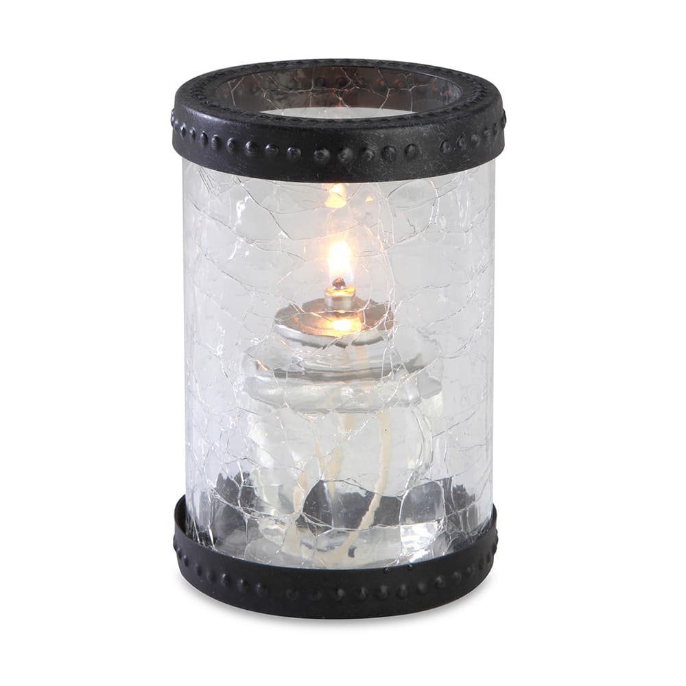 Sterno Madison Candle Lamp - 3 1/8"D x 5"H, Glass, Clear/Bronze (80304)