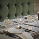 Sterno Iris Candle Lamp - 3 1/4"H, Oval Textured Glass, Clear (80528) thumbnail 2