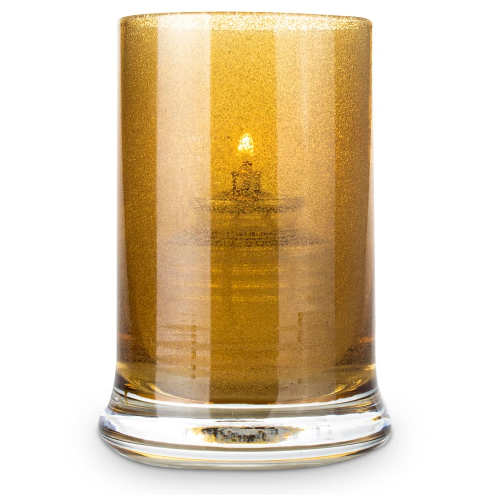 Sterno Siren Candle Lamp - 3"D x 4 1/2"H, Glass, Gold (80560)