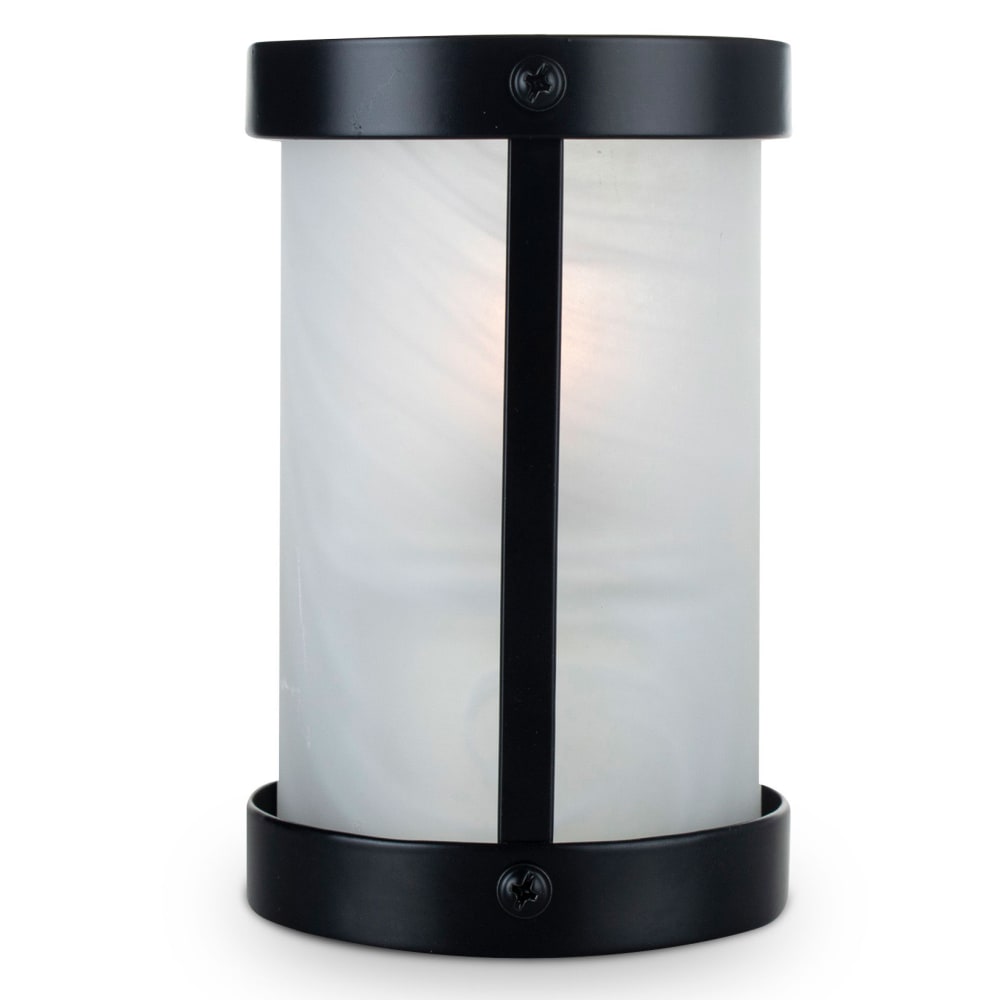 Sterno Penny LX Candle Lamp - 3 3/8"D x 5 1/2"H, Frosted Glass/Black Metal Frame (80565)