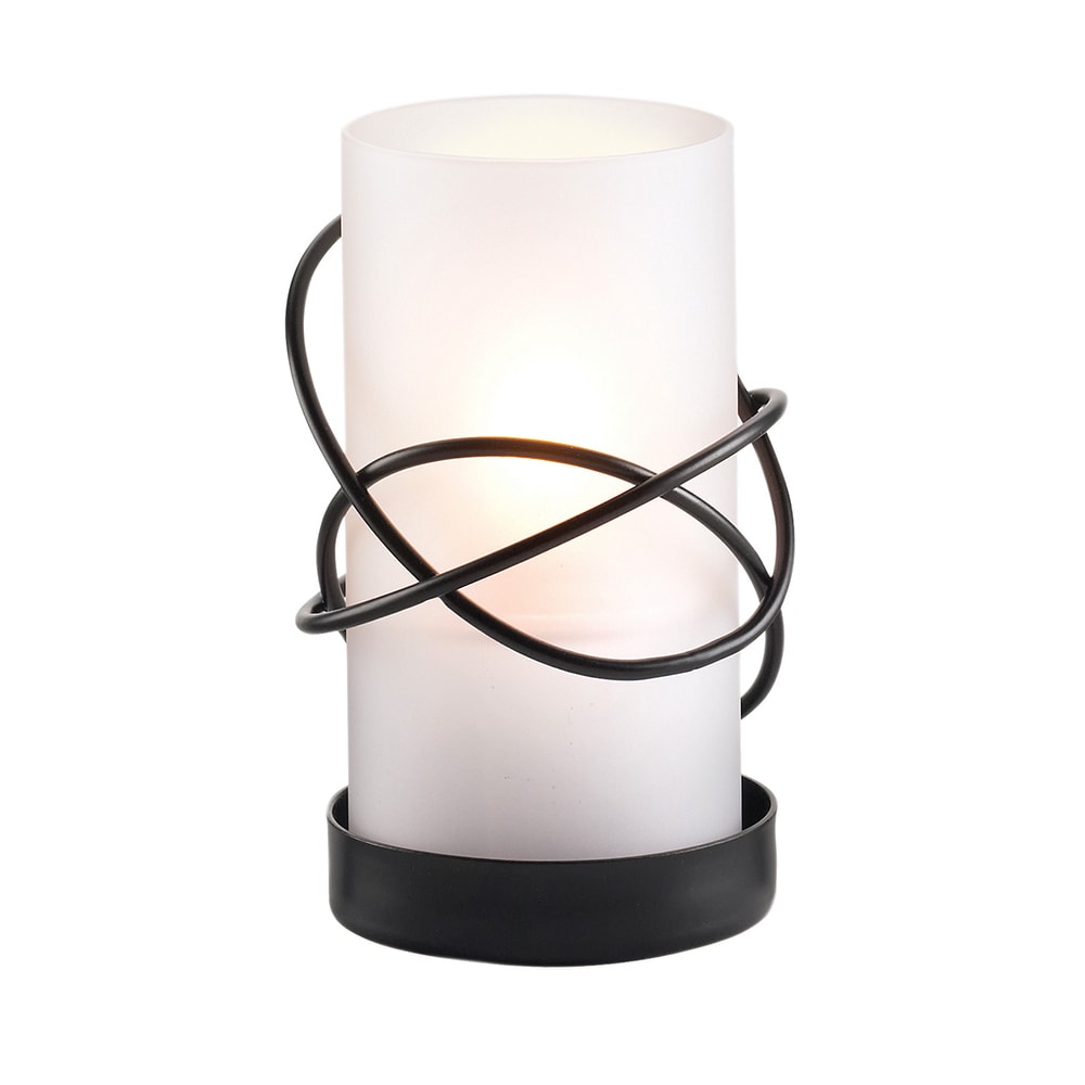 Sterno Oleana Candle Lamp Base for 85322, Atomic Black (85106)