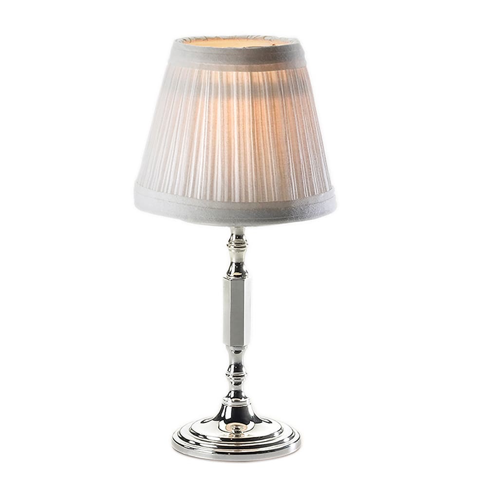 Sterno La Rue Candle Lamp Base for 85432, 85436 & 85272, Silver (85166)