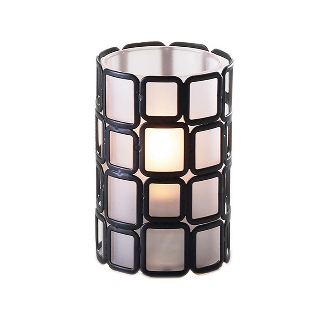 Sterno Manhattan Candle Lamp Base for 85274, 85276, 85278 & 85280, Black (85250)