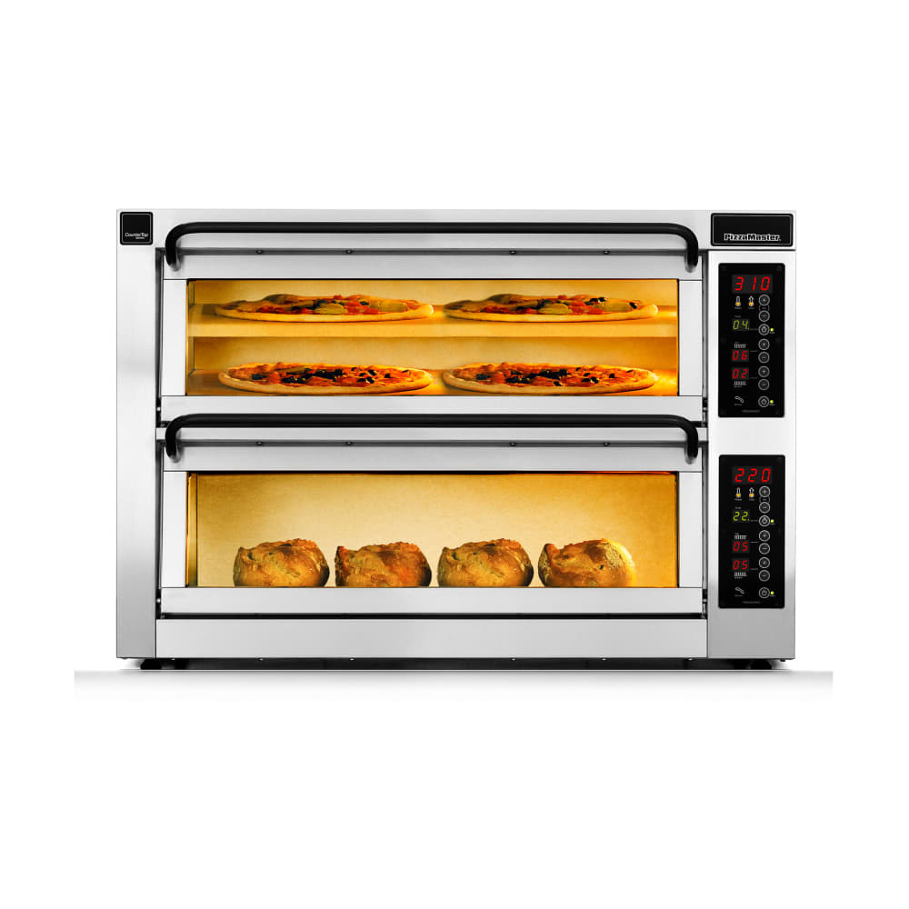 PizzaMaster 350 Series Countertop Double Multi-Purpose Deck Oven - 208v (PM 352ED-1DW)