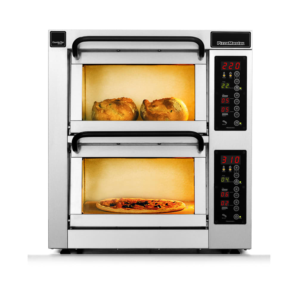 PizzaMaster 350 Series Countertop Double Multi-Purpose Deck Oven - 208v (PM 352ED)