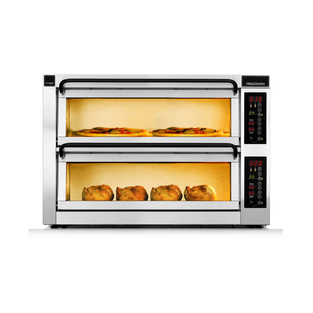 PizzaMaster 450 Series Countertop Double Multi-Purpose Deck Oven - 208v (PM 452ED-DW)
