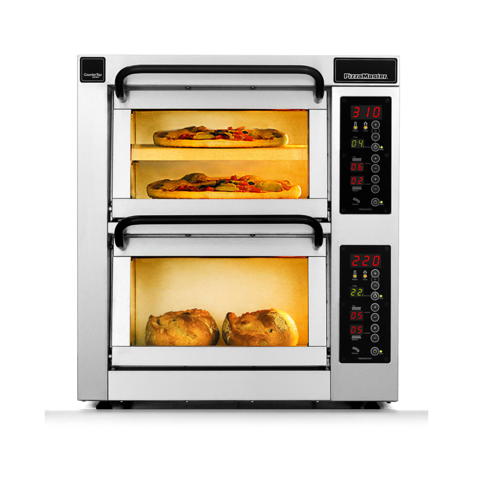 PizzaMaster 550 Series Countertop Double Multi-Purpose Deck Oven - 208v (PM 552ED-1)