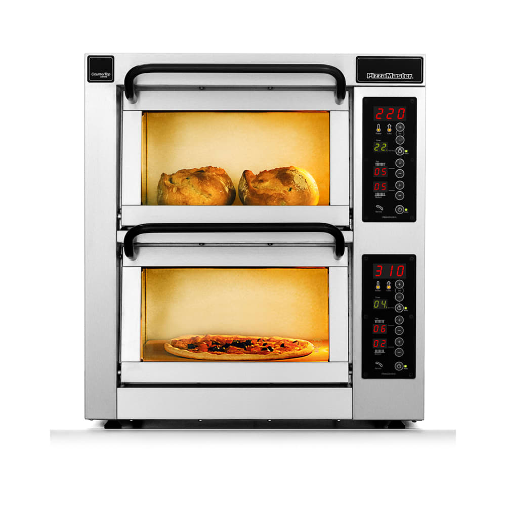 PizzaMaster 550 Series Countertop Double Multi-Purpose Deck Oven - 208v (PM 552ED)