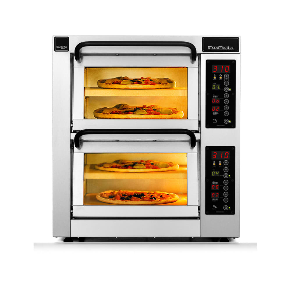 PizzaMaster 550 Series Countertop Double Multi-Purpose Deck Oven - 208v (PM 552ED-2)