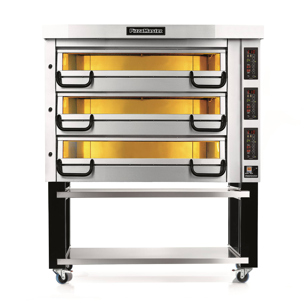 PizzaMaster 900 Series Floor Model Triple Multi-Purpose Deck Oven - 240v (PM 943ED)
