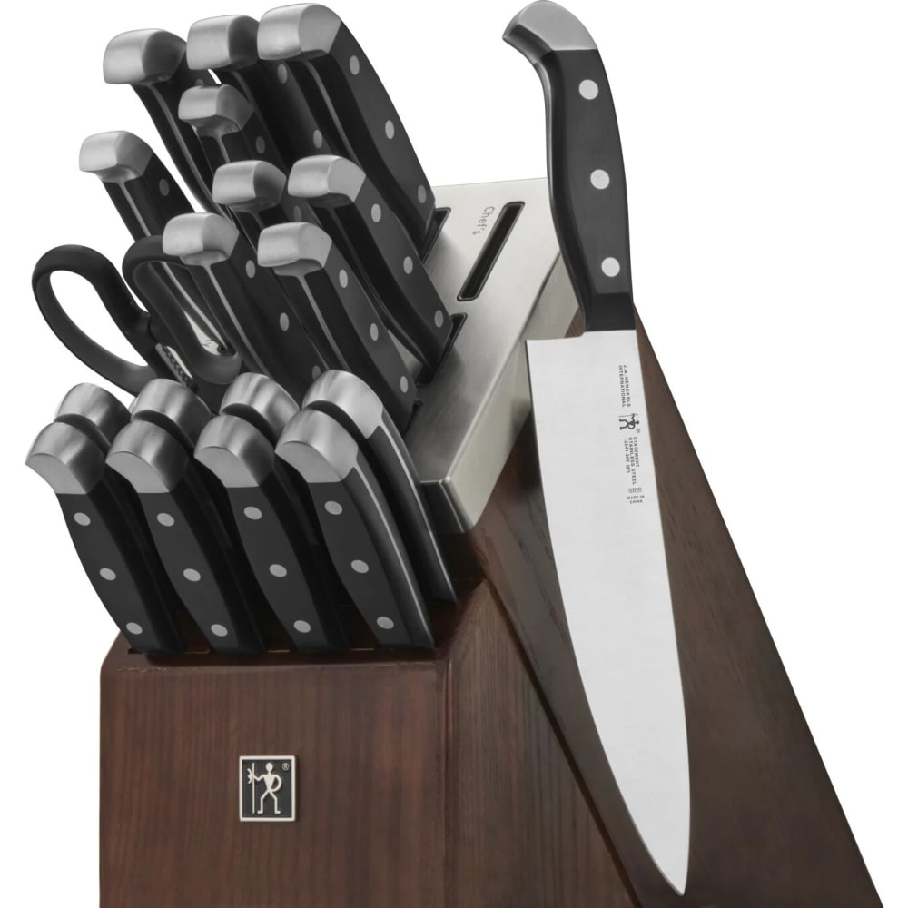 Henckels Statement 20 Piece Knife Set w/ Self Sharpening Hardwood Block (1013677)