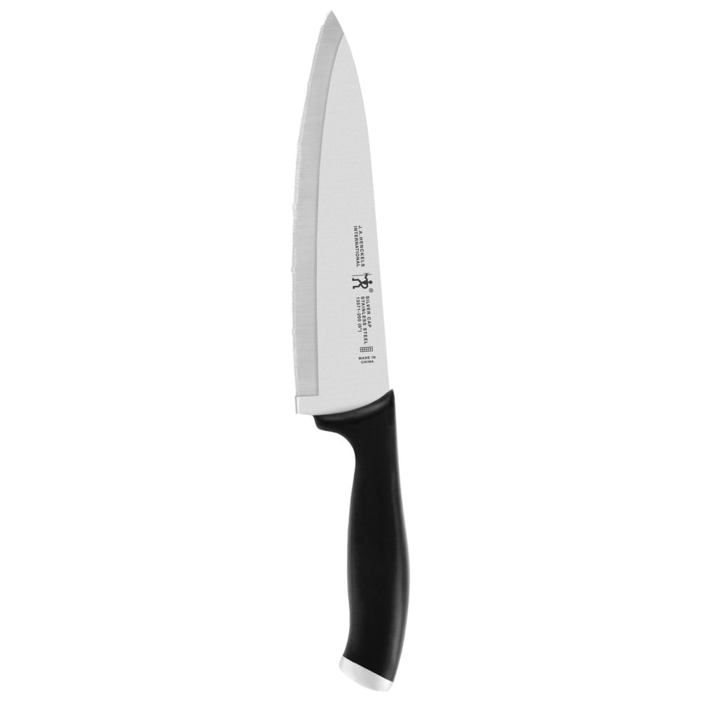 Henckels 8" Chef's Knife w/ Black Plastic Handle, Stainless Steel (1013689)