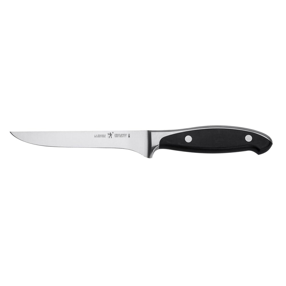 Henckels 5 1/2" Boning Knife w/ Black Plastic Handle, Stainless Steel (1013834)