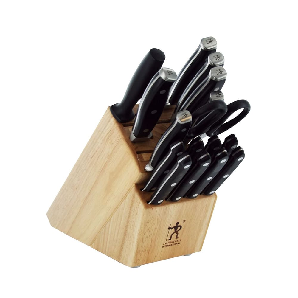 Henckels Forged Premio 17 Piece Knife Set w/ Hardwood Block (1014017)