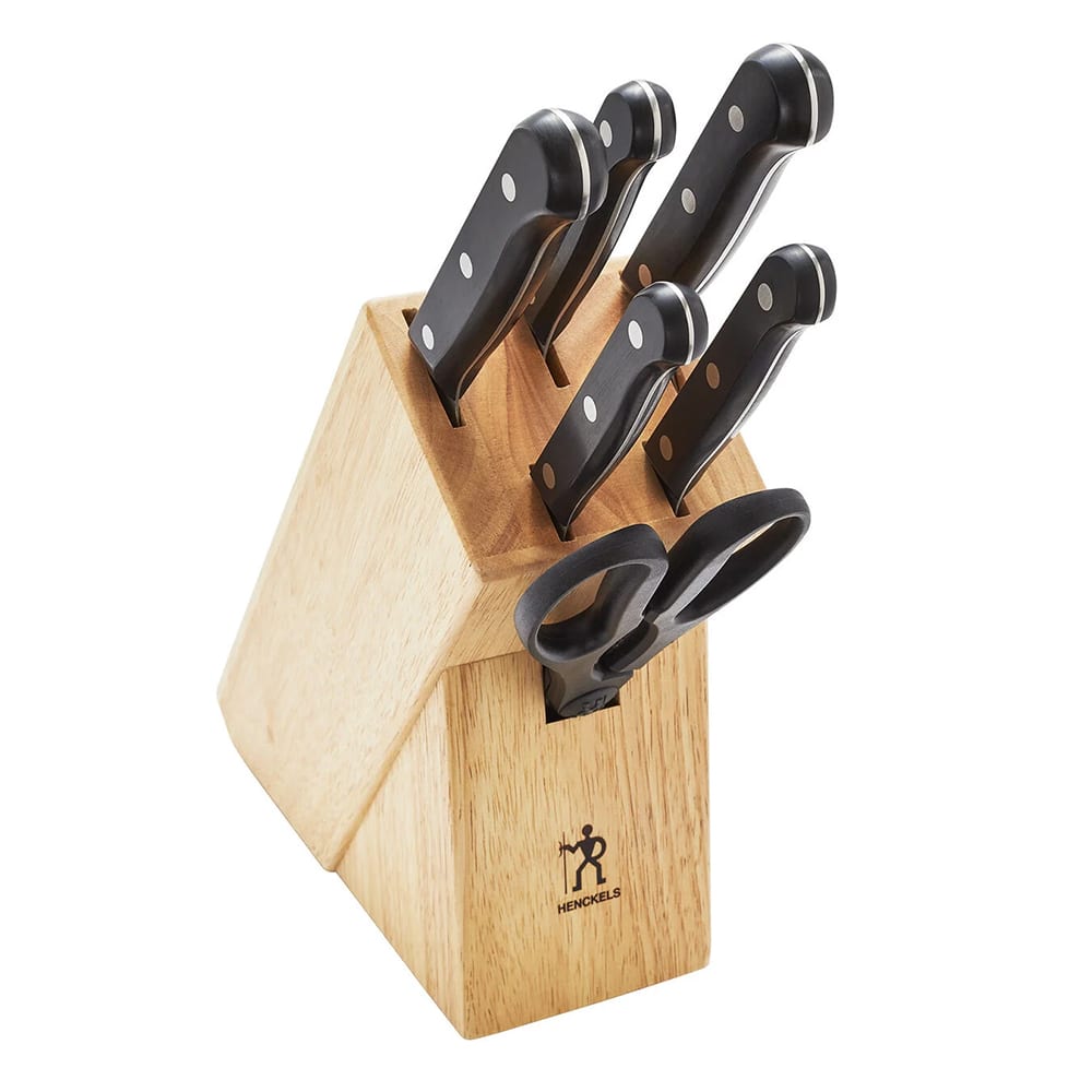 Henckels Solution 7 Piece Knife Set w/ Hardwood Block (1010966)