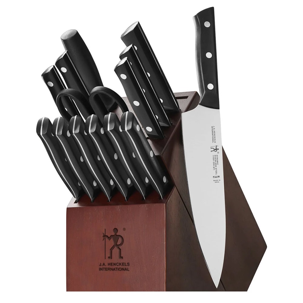 Henckels Dynamic 15 Piece Knife Block Set w/ Hardwood Block (1010994)