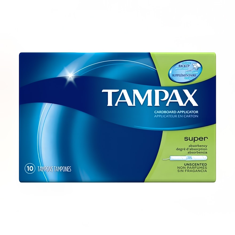 Procter & Gamble Tampax® Tampons w/ Cardboard Applicator - Super, Unscented (30833)