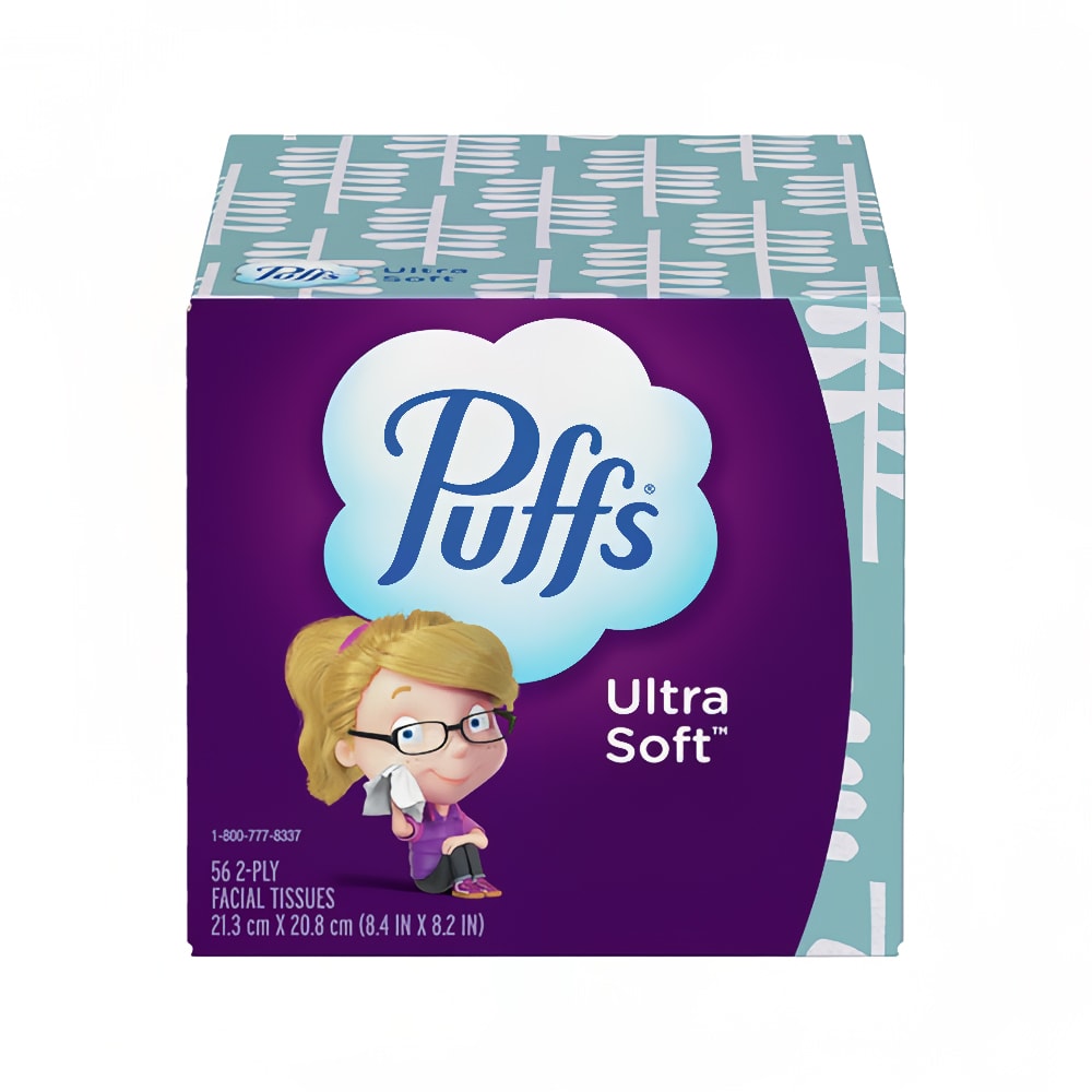 Procter & Gamble Puffs® 2 ply Facial Tissues - Upright Box, White (35038)