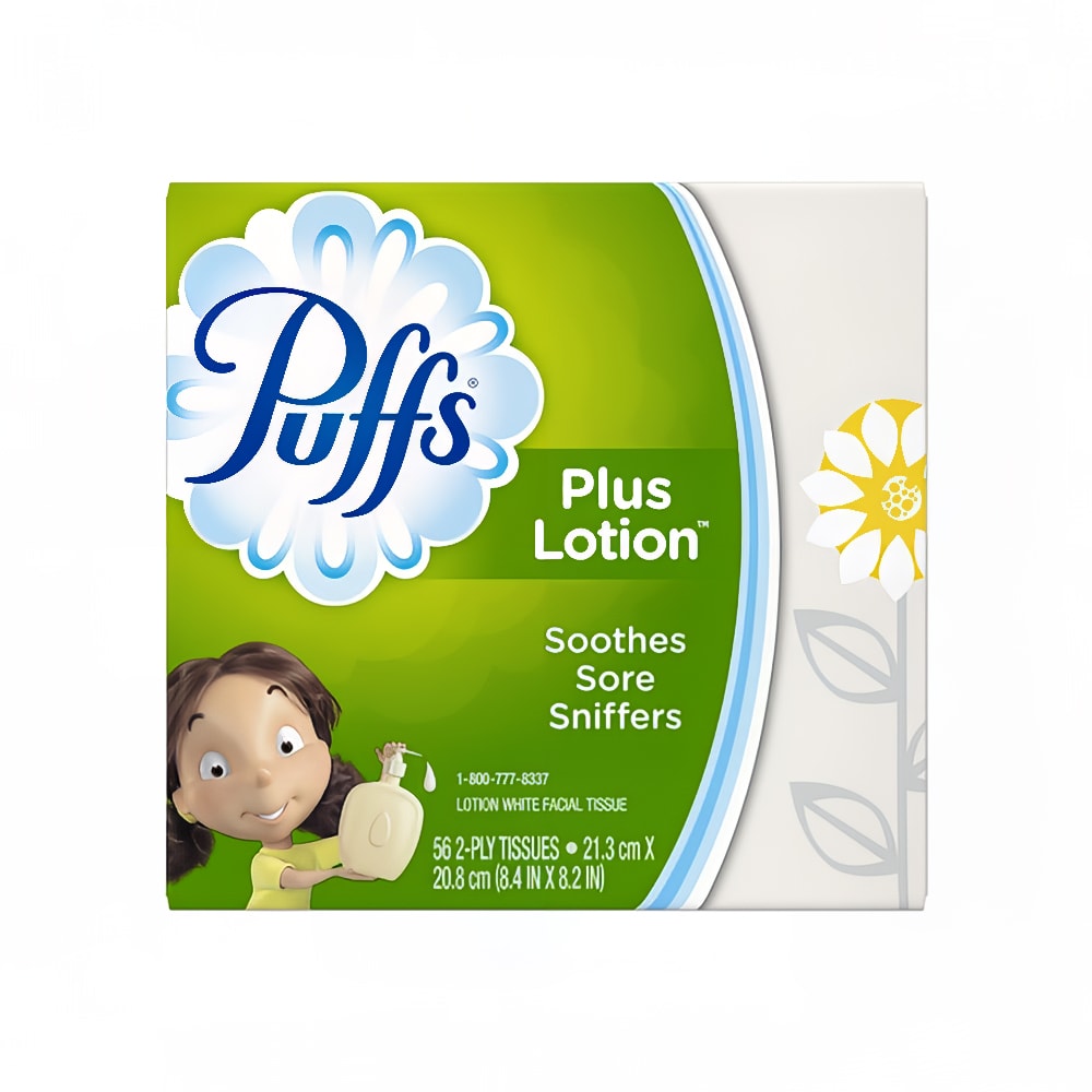 Procter & Gamble Puffs® 2 ply Facial Tissues - Upright Box, White (34864)