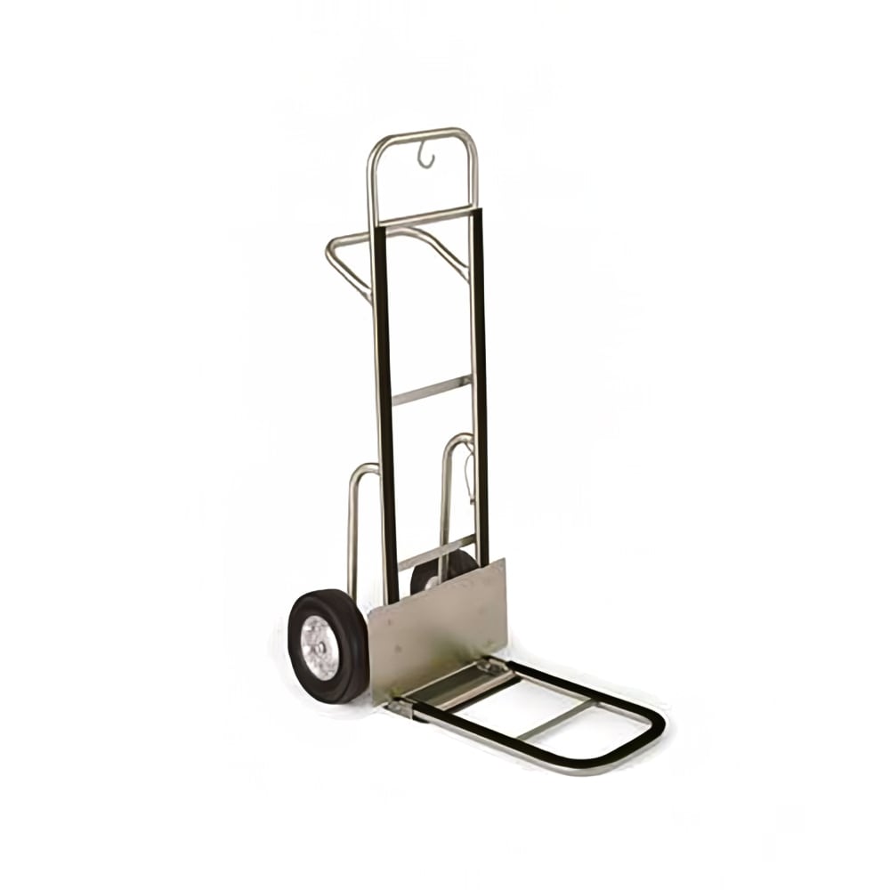 Forbes Industries Standard Bellman's Handtruck w/ 24" Dropnose - Brushed Steel (1560-B)