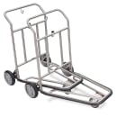 Forbes Industries Luggage Cart Truck w/ Brushed Steel Frame & Vinyl Bumper - 28"W x 37"D x 37"H (1573-SS) thumbnail 2
