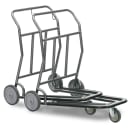 Forbes Industries Self Serve Luggage Cart w/ Utility Hook & Vinyl Bumper - 37"L x 28"W x 37"H, Steel (1574) thumbnail 2