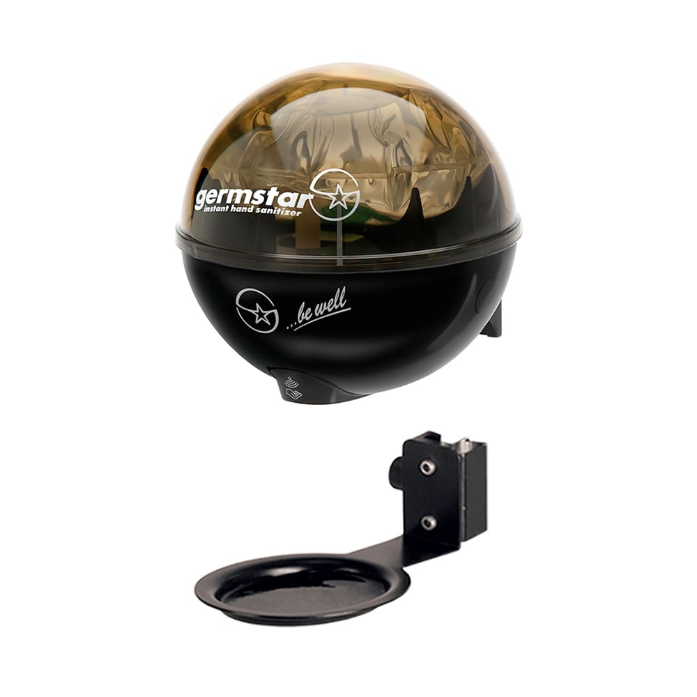 Forbes Industries 32 oz Wall Mount Automatic Hand Sanitizer Dispenser - Plastic, Black (2787W-EN)